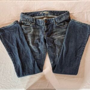 Vintage Express Super Low Rise Y2K Jeans Sz 8 Distressed